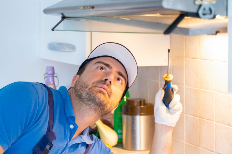 Technician Performing Repair